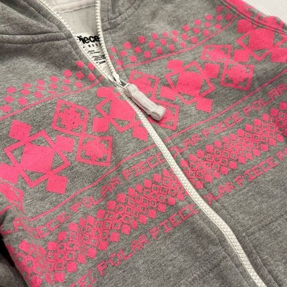 Polar Piece Arctic Print Jumpsuit Sz XXS Unisex Cabin Ski-lodge Lounge Cozy Warm - Picture 7 of 11